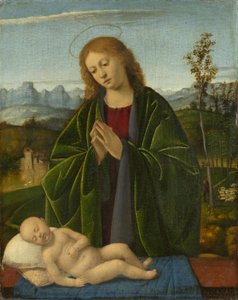 Madonna Adoring the Child, ca 1520